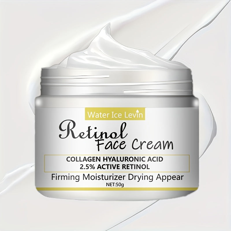 Creme Facial Retinol com 2,5% de Retinol Ativo, Ácido Hialurônico e Colágeno