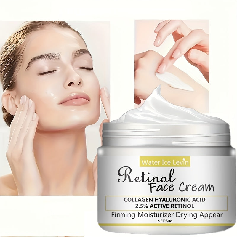 Creme Facial Retinol com 2,5% de Retinol Ativo, Ácido Hialurônico e Colágeno