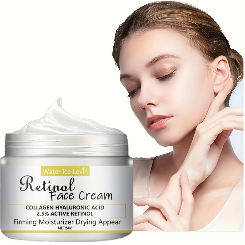 Creme Facial Retinol com 2,5% de Retinol Ativo, Ácido Hialurônico e Colágeno