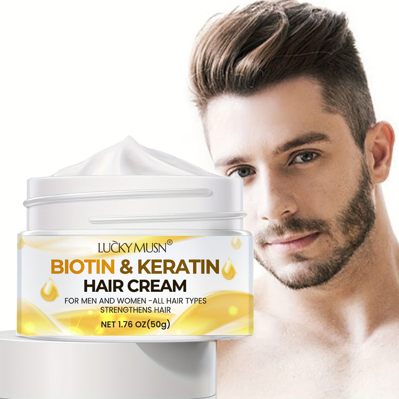 Creme para Cabelo com Biotina e Queratina